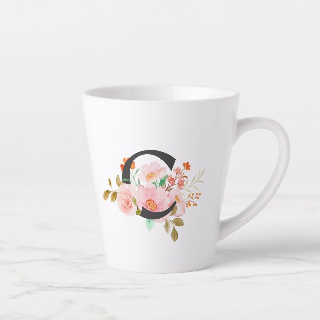 Letter C Latte Mug (Right)