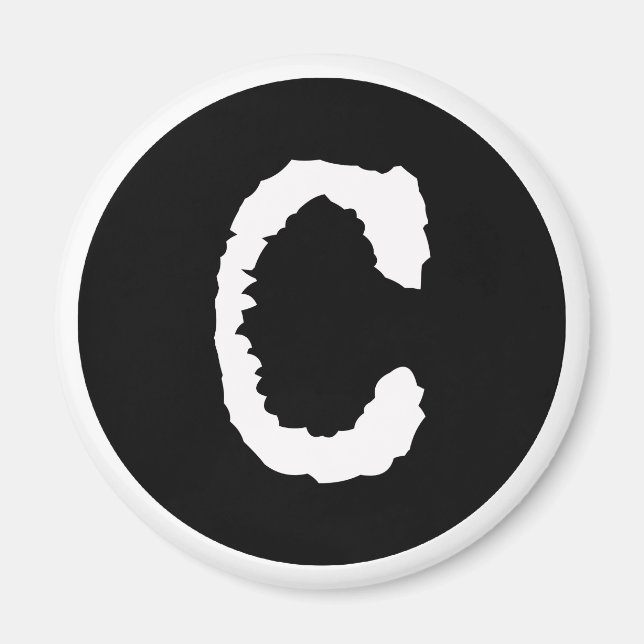 Letter C Magnet (Front)