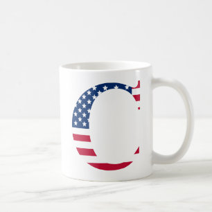 Letter C Patriotic Mug