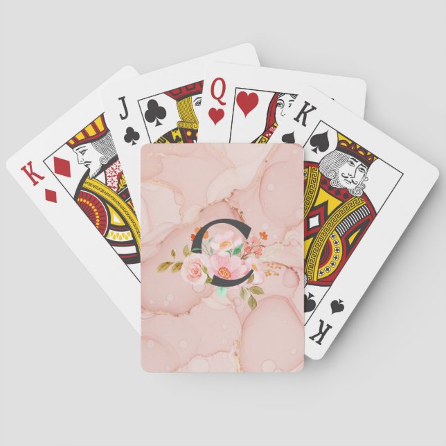 Letter C Playing Cards (Back)