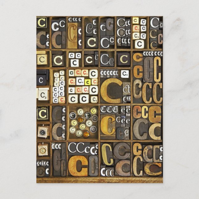 Letter C Postcard (Front)