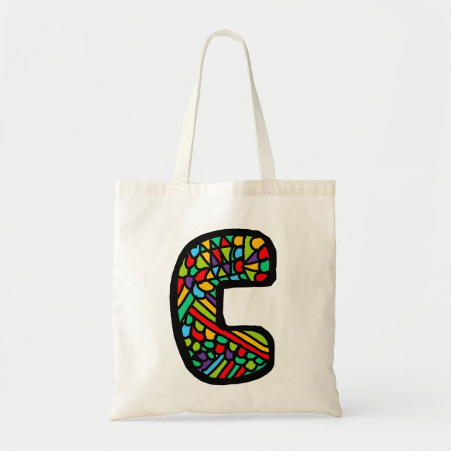 Letter C tote Bag (Front)