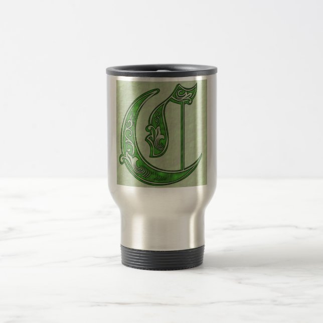 Letter C Travel Mug (Center)