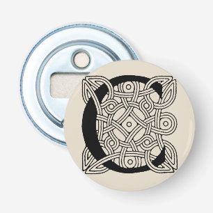 Letter C Vintage Celtic Knot Monogram Bottle Opener