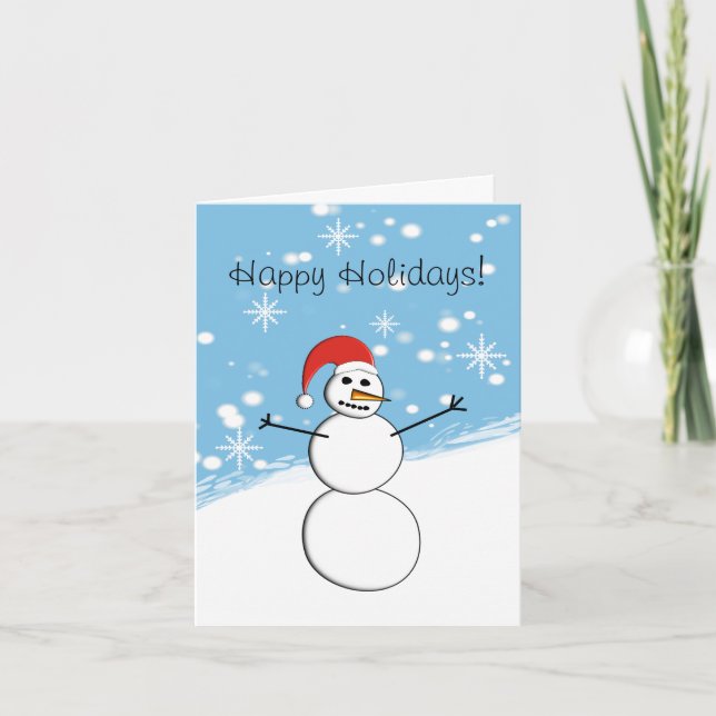 Letter Carrier Postal Worker Holiday Card (Front)