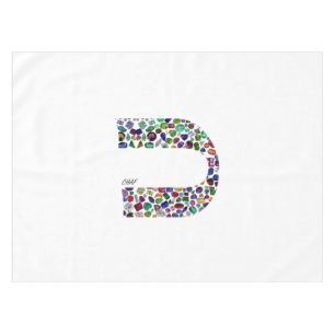 Letter 'CHAF' Tablecloth