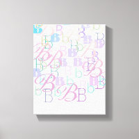 Letter Confetti "B"