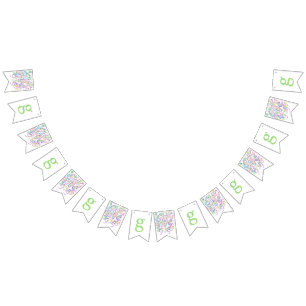 Letter Confetti "G" Bunting Flags