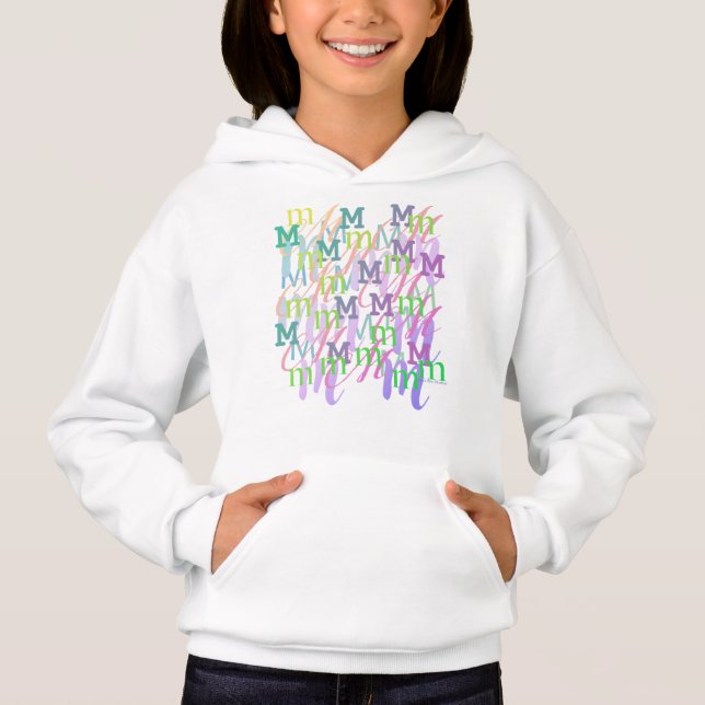 Letter Confetti "M"  (Front)