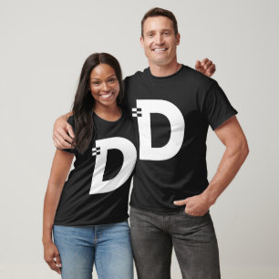 Letter D Alphabet Initial Monogram  T-Shirt