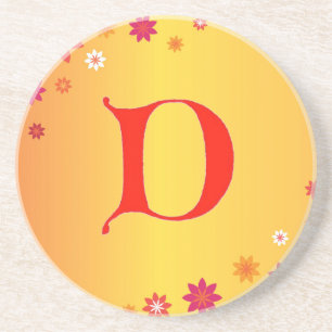 Letter D Coaster