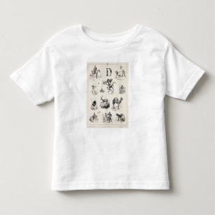 Letter D from an alphabet primer, 1832 Toddler T-shirt
