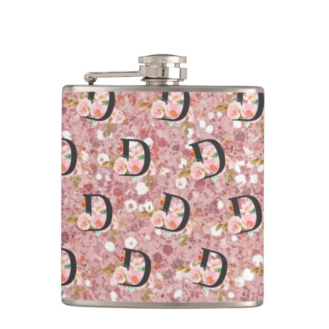 Letter D Hip Flask (Front)