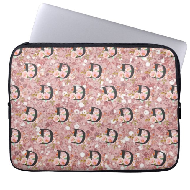Letter D Laptop Sleeve (Front)