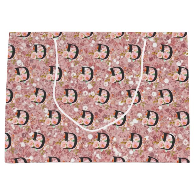 Letter D Large Gift Bag (Front)