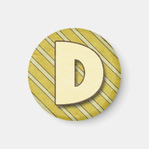 Letter D Magnet