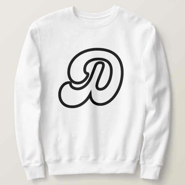 Letter D - Personalized Identity Design Sweatshirt (Design Front)