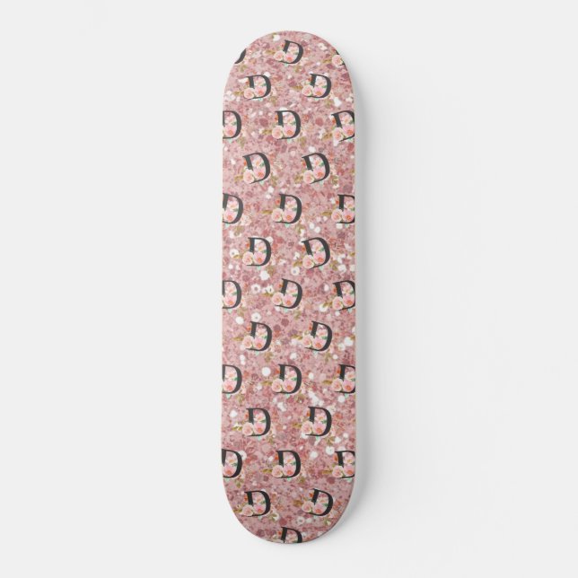 Letter D Skateboard (Front)