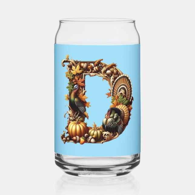 Letter D Thanksgiving style gift  (Recto)