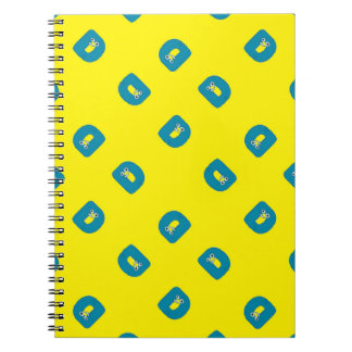 Letter D yellow Notebook
