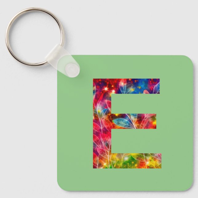 letter ‘E’ Keychain (Front)
