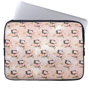 Letter E Laptop Sleeve