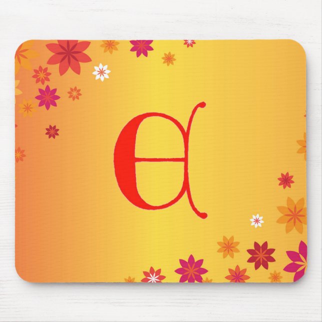 Letter E Mouse Pad (Front)