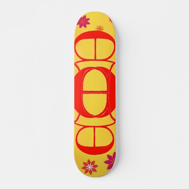 Letter E Skateboard (Front)