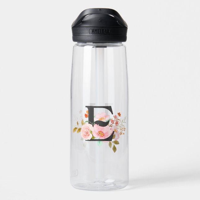 Letter E Water Bottle (Back)
