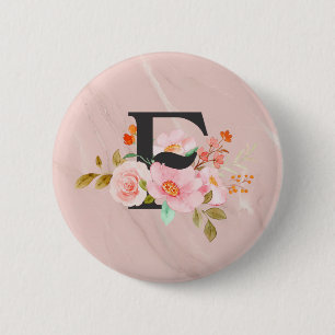 Letter F 2 Inch Round Button