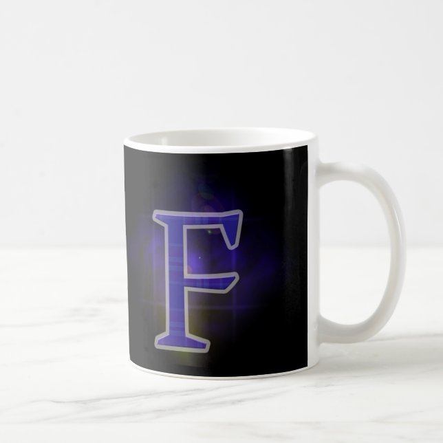 Letter F Coffee Mug (Right)