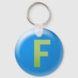 Letter F Keychain