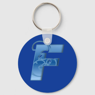 Letter F Keychain