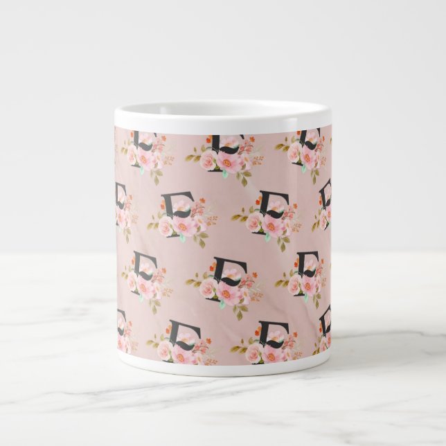 Letter F Large Coffee Mug (Front)