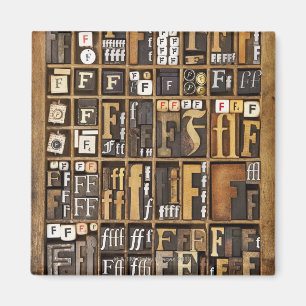 Letter F Magnet