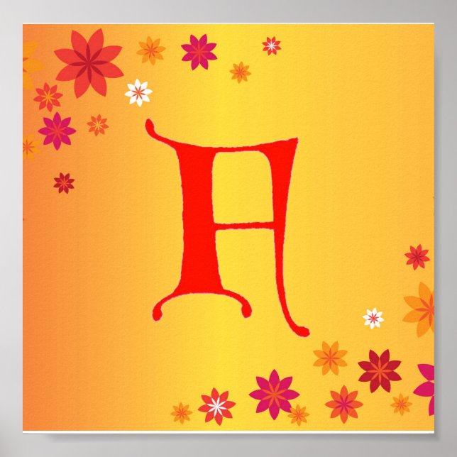 Letter F Poster (Front)