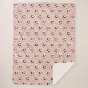 Letter F Sherpa Blanket
