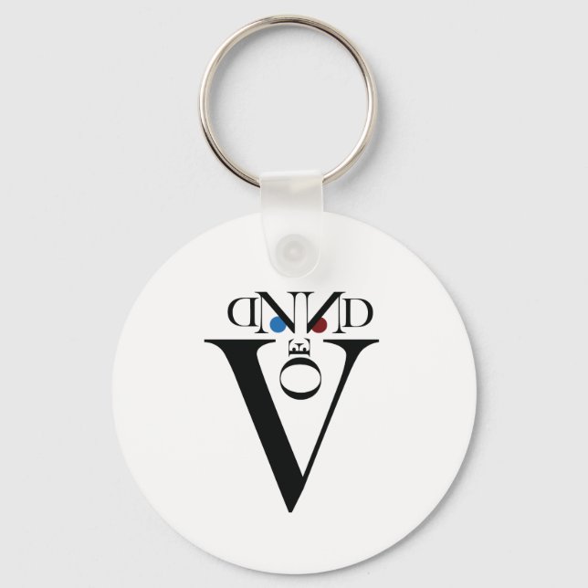 Letter Face Keychain (Front)