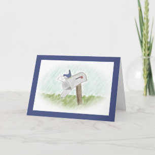 Letter from a Bluebird Customizable Greeting Card