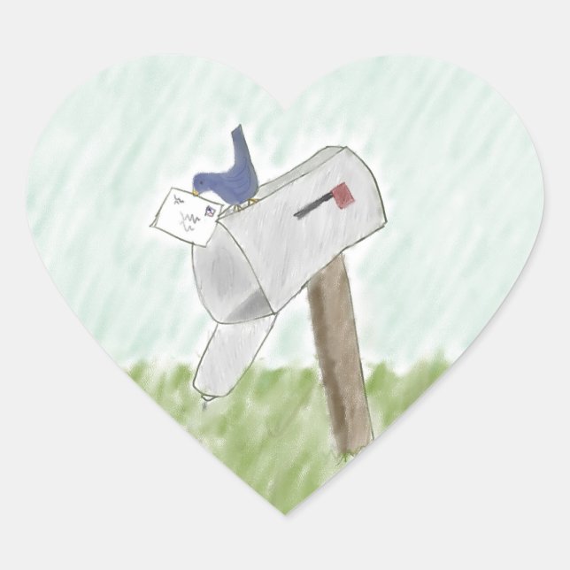 Letter from a Bluebird Stickers (Front)