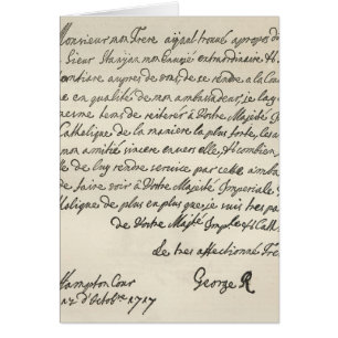 Letter from George I to Charles VI