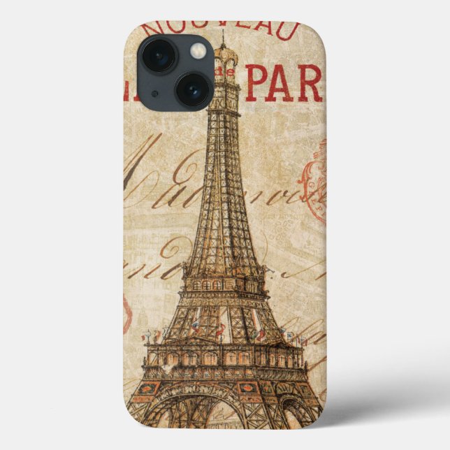 Letter from Paris Case-Mate iPhone Case (Back)
