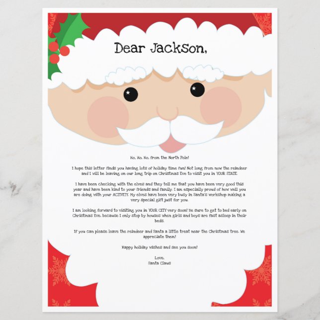 Letter from Santa Claus (Front)