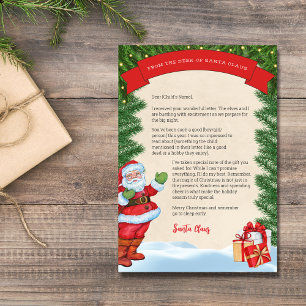 Letter from Santa Claus Personalised Invitation