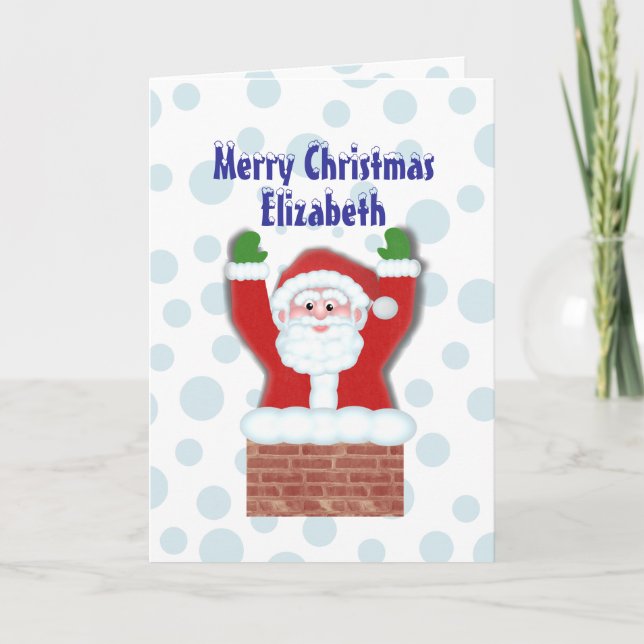 Letter from Santa Holiday Card (Front)