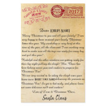 Letter From Santa | North Pole Letters