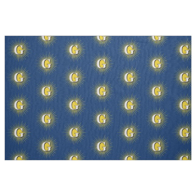 Letter G – masonic symbol Fabric (Fat Quarter)