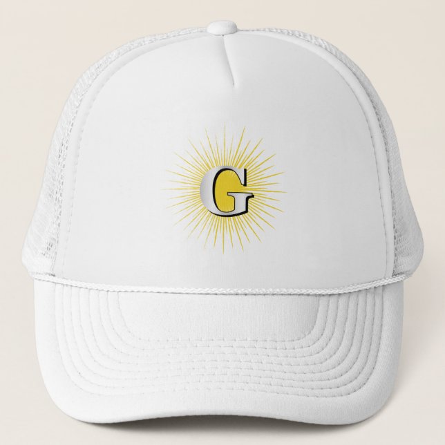 Letter G – masonic symbol Trucker Hat (Front)