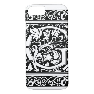 Letter G Medieval Monogram Art Nouveau Case-Mate iPhone Case