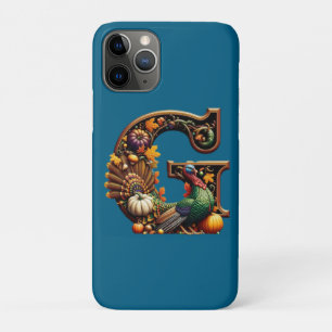 Letter G Thanksgiving style  iPhone 11 Pro Case